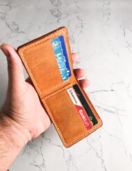 Hand Stitched Minimalist Leather Wallet