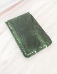 Minimal Leather Pocket Credit Card Holder