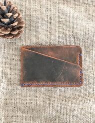 Minimal Leather Slim Pocket Credit Card Holder