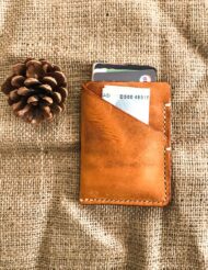 Minimalist Leather Slim Pocket Card Holder