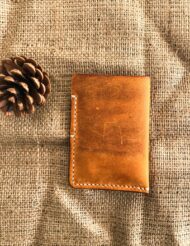 Minimalist Leather Slim Pocket Card Holder