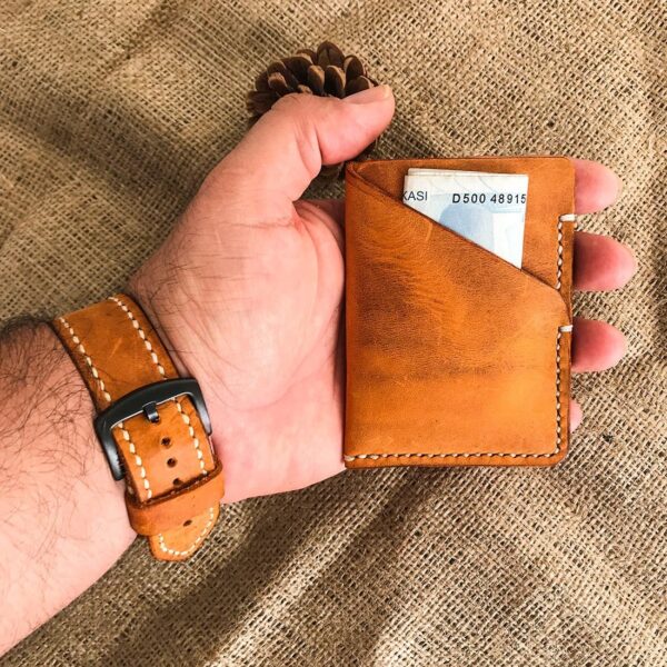 Minimalist Leather Slim Pocket Card Holder