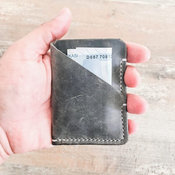 Minimalist Leather Slim Pocket Card Holders