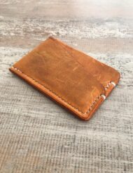 Minimalist Leather Thin Wallet Pocket Card Holder