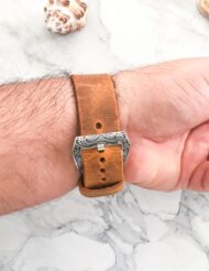 Hand Stitched Leather Apple Watch Strap