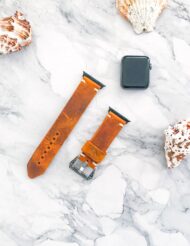 Hand Stitched Leather Apple Watch Strap